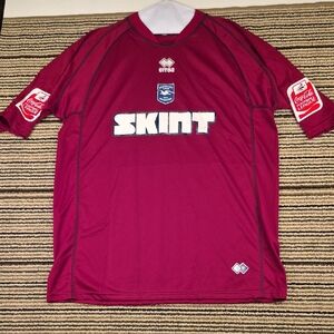 BRIGHTON & HOVE ALBION Dark Red 2005/07 Polyester Away Sz 5XL Mens Soccer Jersey